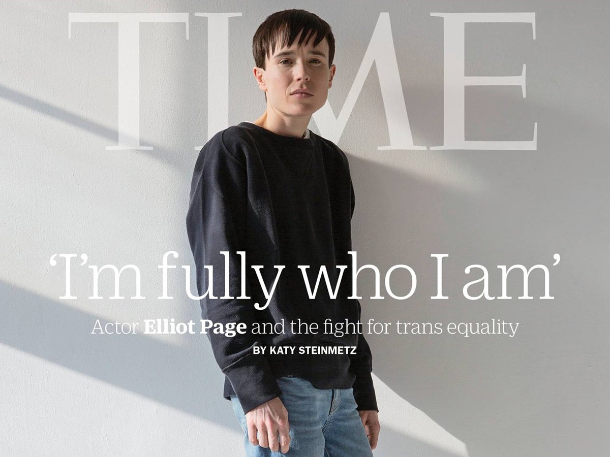 Elliot Page 登《時代》雜誌封面、《高校十八禁》茱兒紅遍全球，3 位你我都該認識的跨性別藝術家！