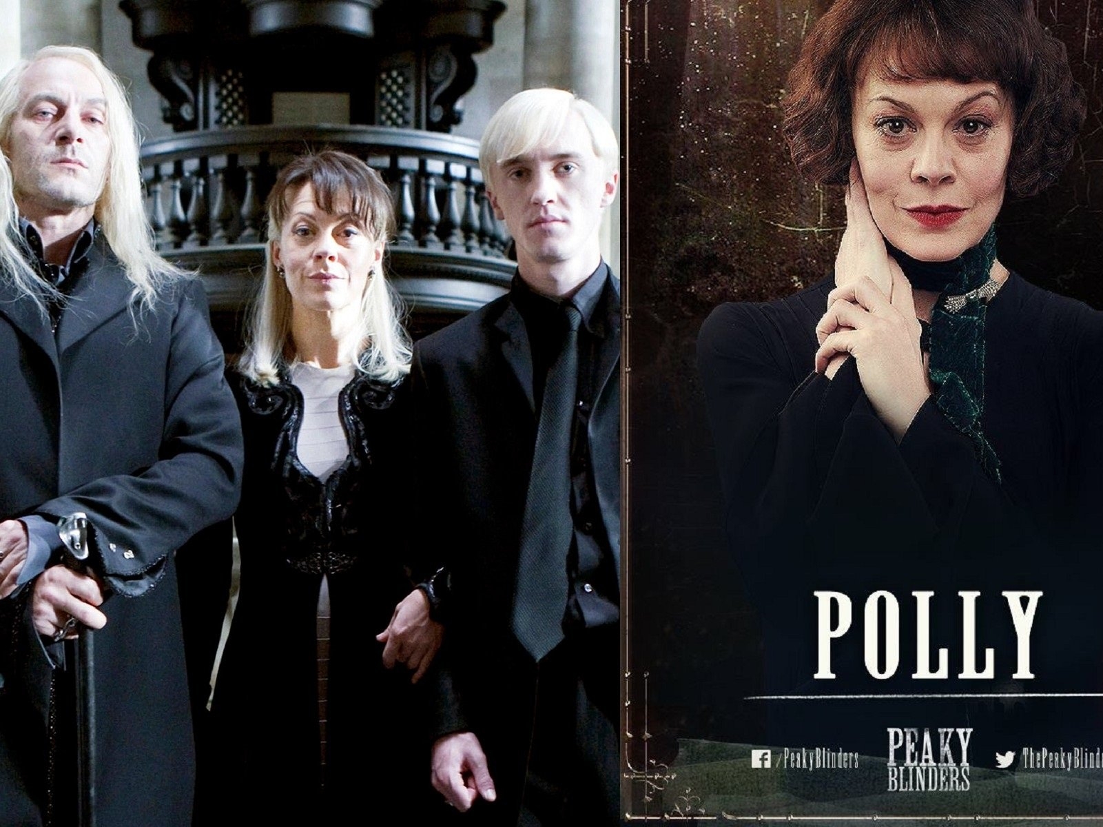 《哈利波特》水仙馬份女演員 Helen McCrory 癌症病逝，她也是《浴血黑幫》Polly...