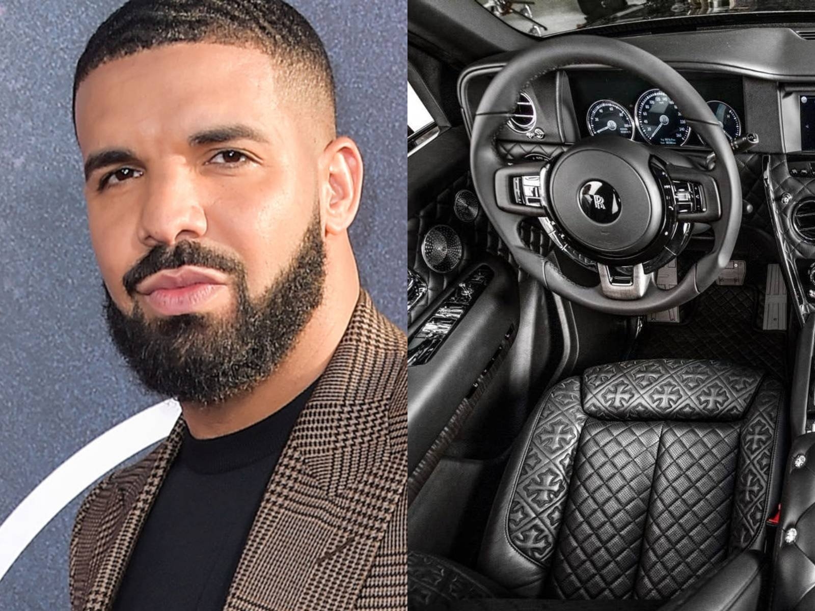 超殺黑頭車！Drake 訂製車「克羅心勞斯萊斯」正式亮相，內裝奢華皮革、鑽石超級狂～