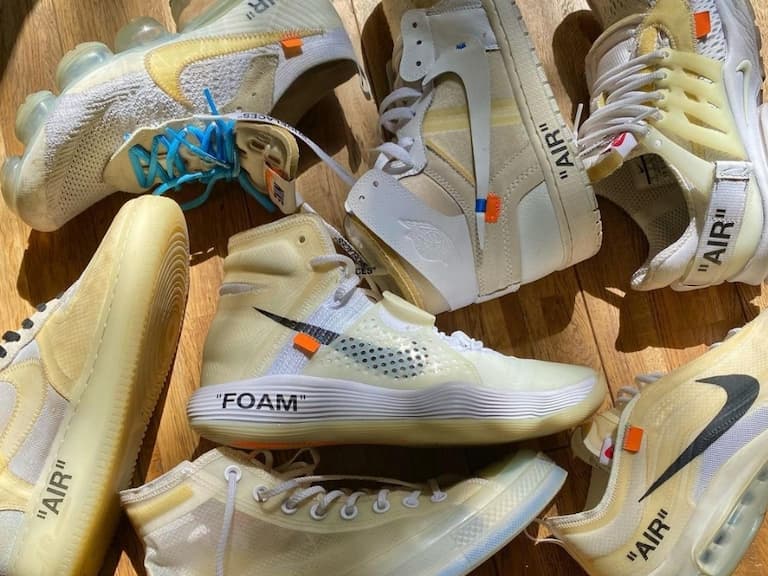 比尾田還會藏梗!網友曬 Off-White x Nike 聯名泛黃照,釣出 Virgil Abloh 回覆:「非常 Off-White!」