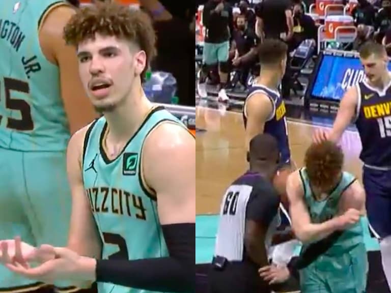 NBA／現在裁判也碰不得！LaMelo Ball 把「裁判手」推開卻領 T 讓他無言，網友：WTF 這是什麼東西...