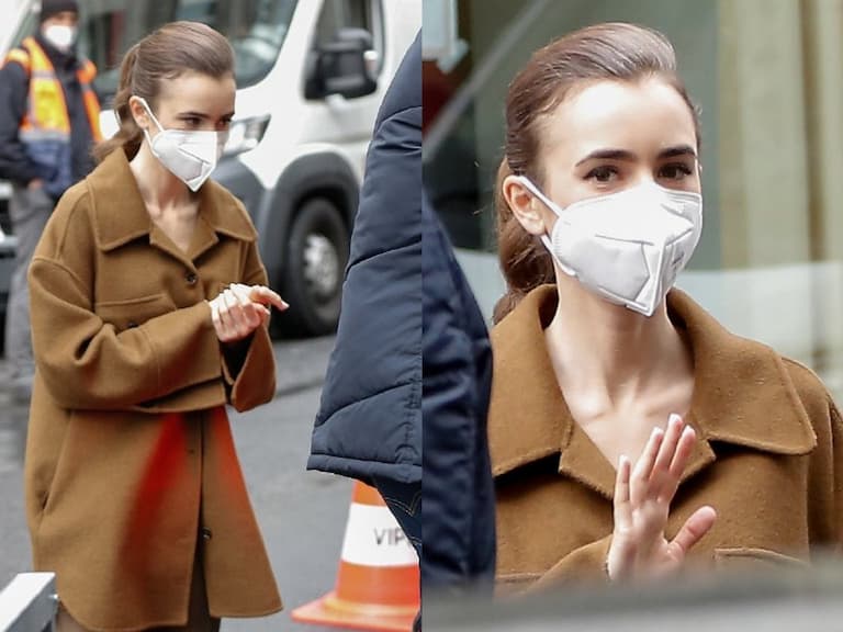 野生的莉莉柯林斯絕美現身街頭,趕拍 Netflix《艾蜜莉在巴黎》第二季!
