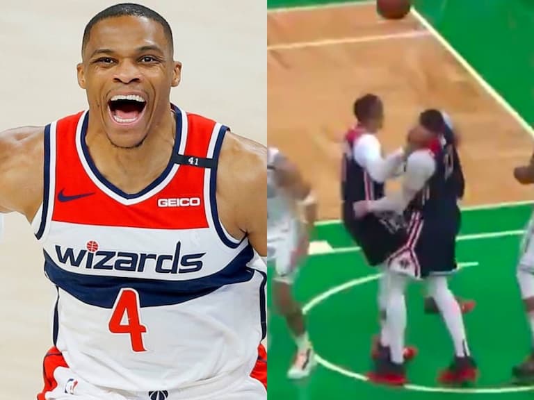NBA/不爽隊友放槍?忍者龜 Westbrook 灌籃後打隊友「兩下耳光」,網友嘲諷:他是故意的啦!