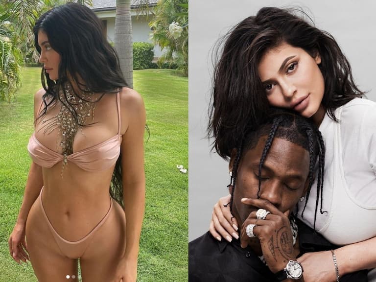 大秀火辣身材！凱莉珍娜被爆復合 Travis Scott 卻保持「開放式關係」後親自回應！