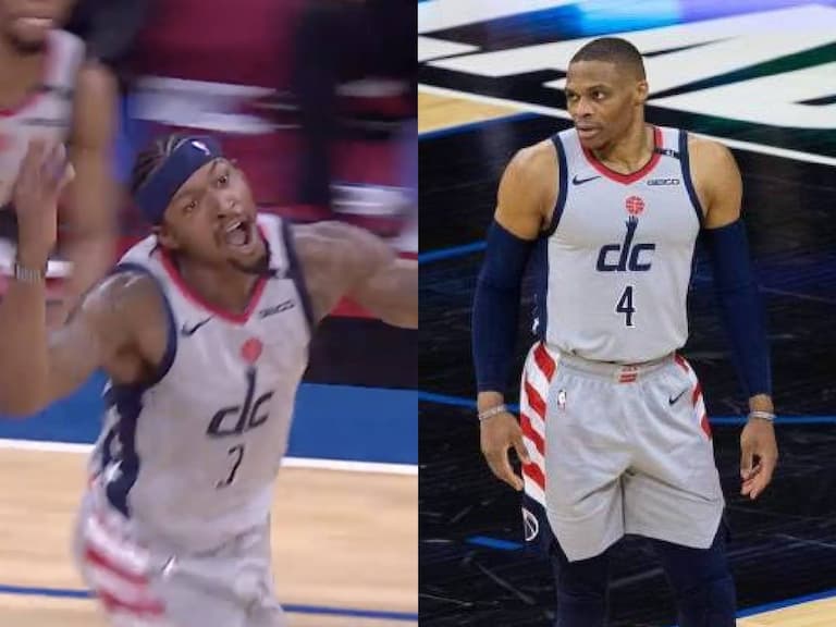 NBA／巫師雙星太搞笑！忍者龜把「裁判」當隊友傳球，Bradley Beal 歪頭模仿大帝超有趣～