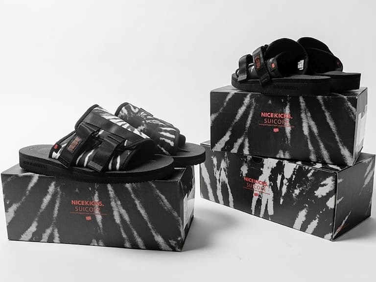 夏日拖鞋穿搭首選！NICE KICKS × SUICOKE 黑白紮染超百搭！