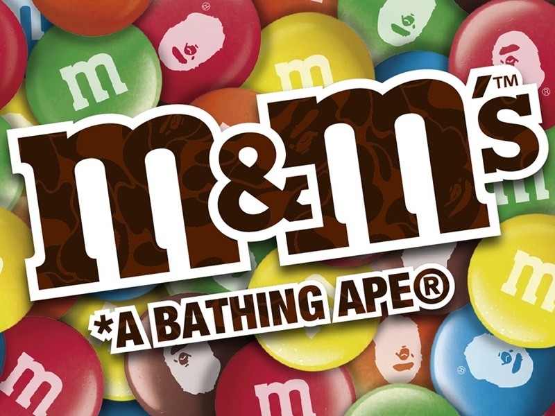 猿人巧克力你捨得吃嗎？ BAPE X M&M's 「豆」趣聯名襲台！