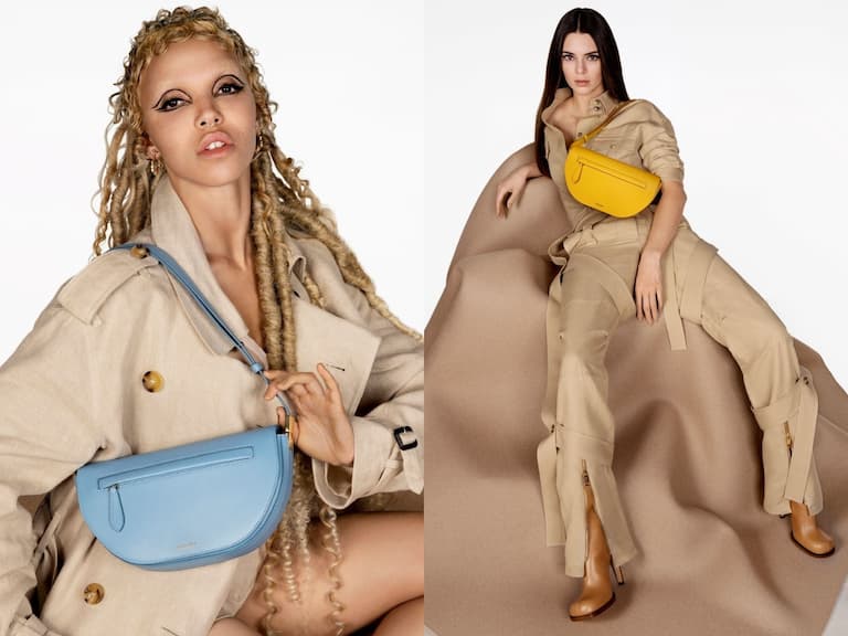 今年有這咖就穩了！Burberry 超時髦繽紛「Olympia 半月包」連超模 Kendall 也愛不釋手！