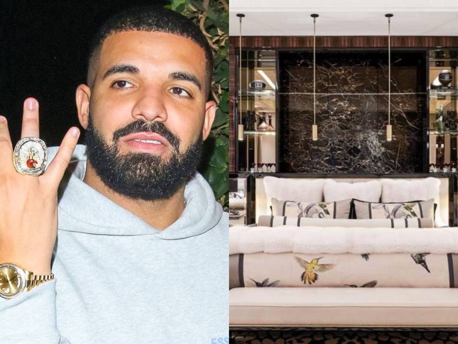 饒舌天王 Drake 睡在 1100 萬床墊上爽到「漂浮」，家中還有 200 萬浴缸