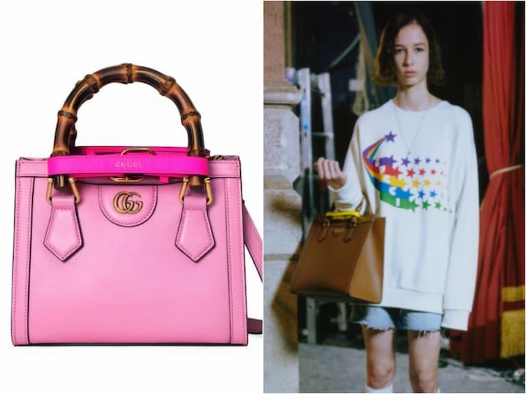 Gucci 再度出狂招！全新 Diana 系列包款不僅有「竹節提把」，迷你尺寸和桃紅色搭配有夠可愛