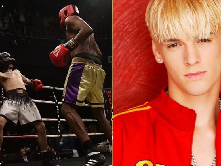 全程被慘電!崩壞版小賈 Aaron Carter 與前 NBA 球星拉瑪歐登打名人拳擊賽!