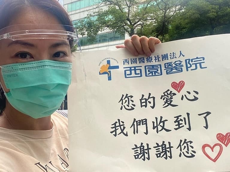 志工表率！賈永婕募款捐救命神器 HFNC，持續在第一線發送愛心便當感謝醫護人員！