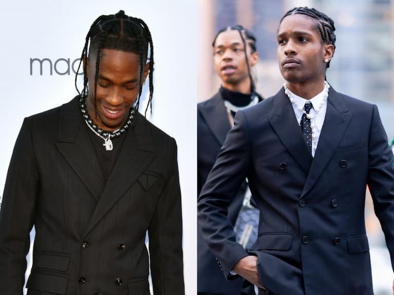 A$AP Rocky 有 Celine 撐場，Travis Scott 的 Bottega Veneta 沒在讓！誰是穿西裝最帥的 Rapper？