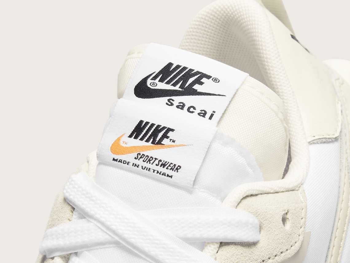 Sacai x Nike Vaporwaffle 最新聯名爆款潮鞋「奶油白」配色確定發售，高清官方圖超勸敗！
