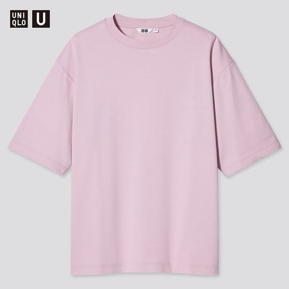 UNIQLO AIRism 棉質寬版圓領 T 恤