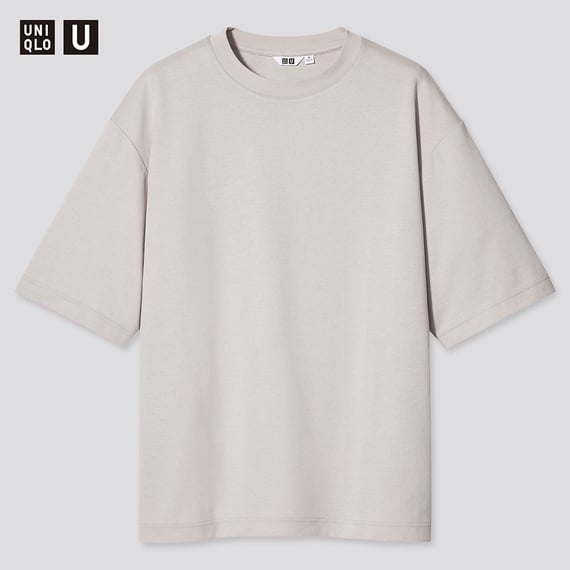 UNIQLO AIRism 棉質寬版圓領 T 恤