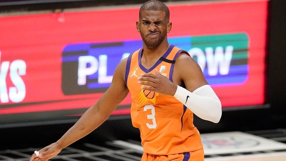 老保羅 Chris Paul 歷經紐奧良黃蜂、快艇、火箭、雷霆後，終於在太陽隊晉級冠軍賽，但年齡也來到 36 歲。