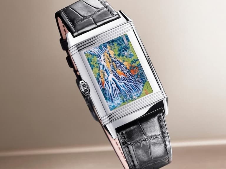 積家經典 Reverso 再出新招！這只 Tribute Enamel 翻轉系列腕錶，重現葛飾北齋畫作