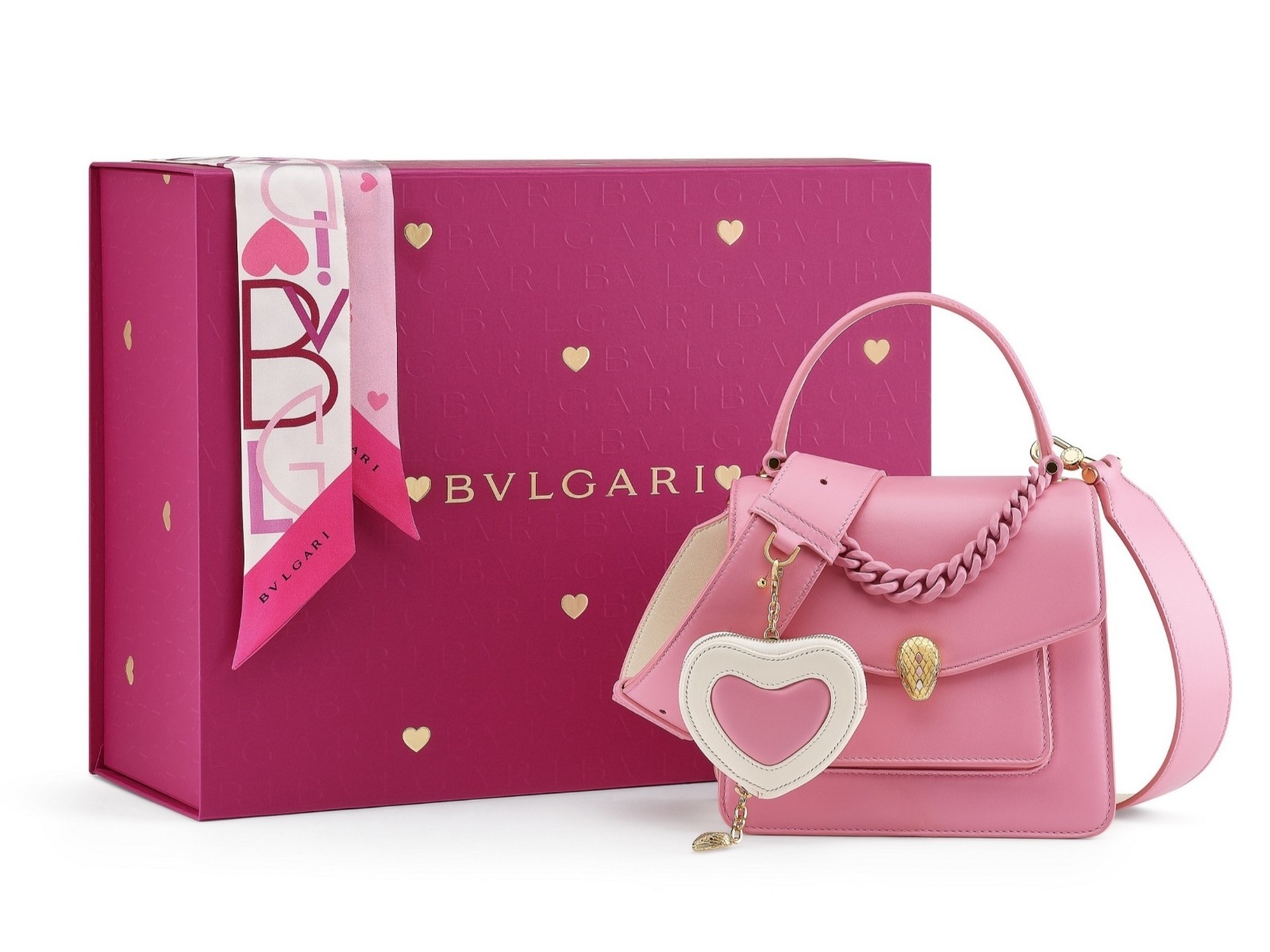 獨家販售！寶格麗期間限定網路精品店 BVLGARI 七夕紅鶴粉色套組，想脫魯就靠這次！