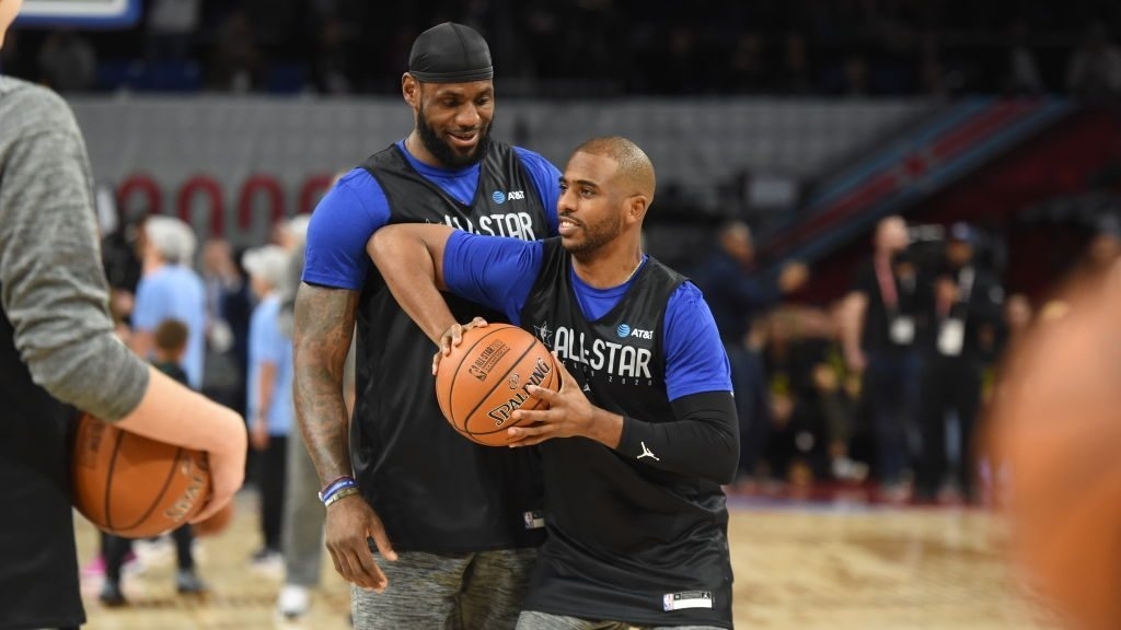 「詹皇」LeBron James 與 Chris Paul