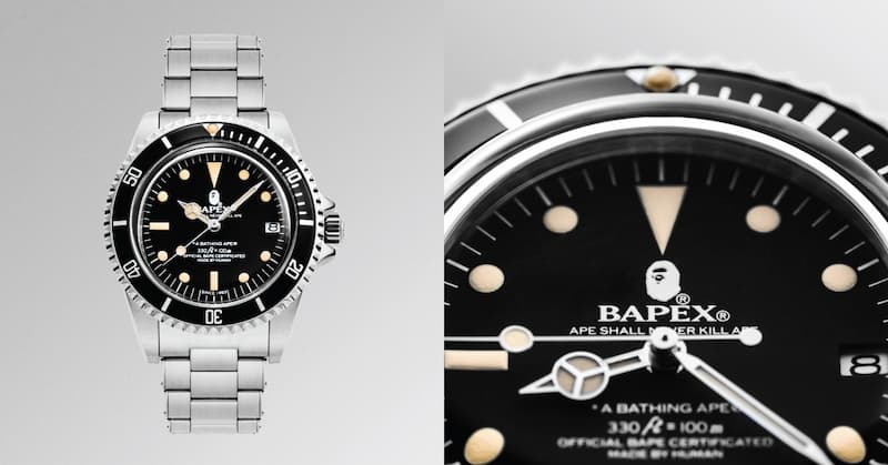 Bape 全新bapex Vintage腕錶系列即將發售 經典黑魂水鬼 紅藍水鬼你喜歡哪一款 Juksy 街星