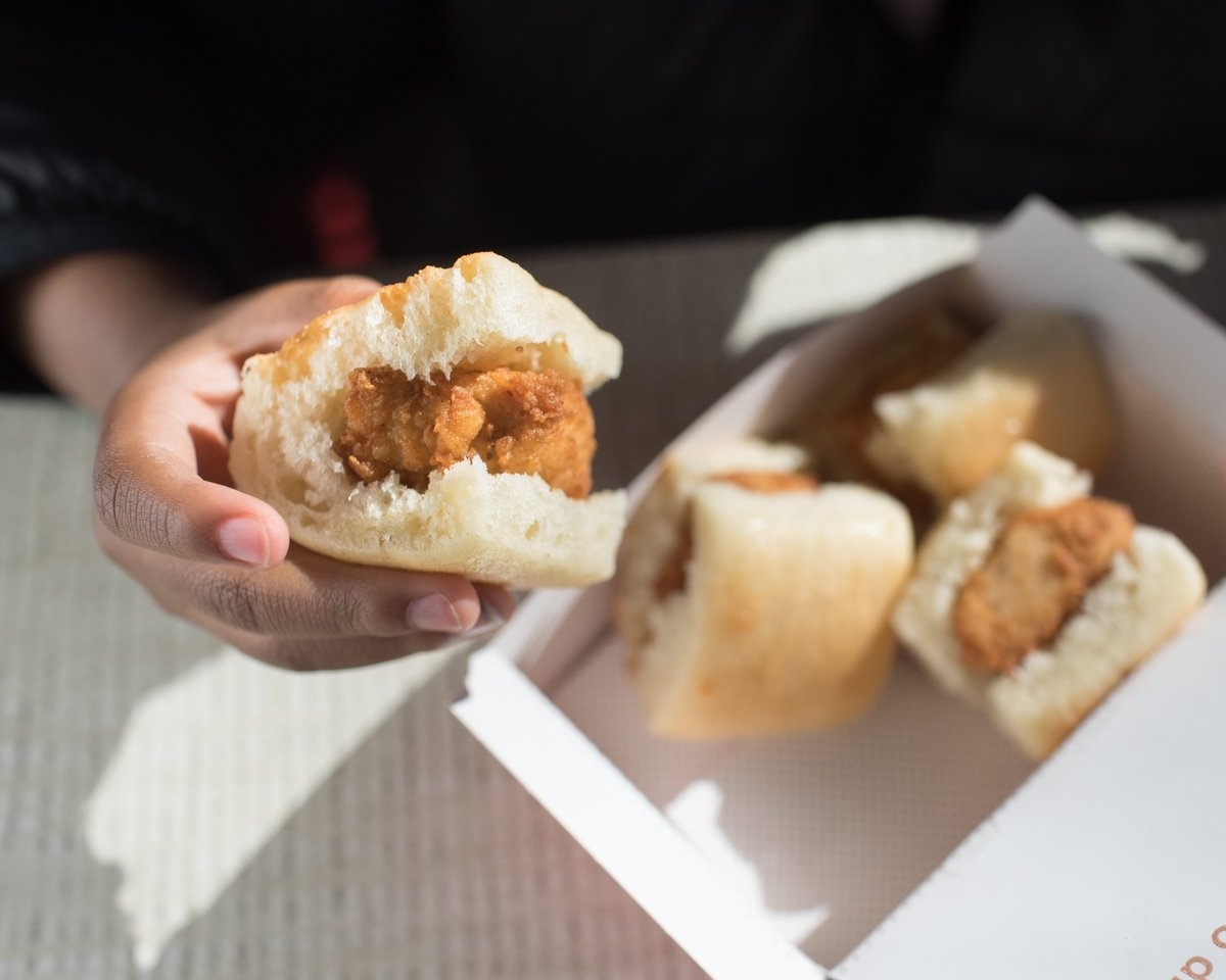 福來雞（Chick-fil-A）的雞塊堡（Chicken minis）~ 不是雞塊！