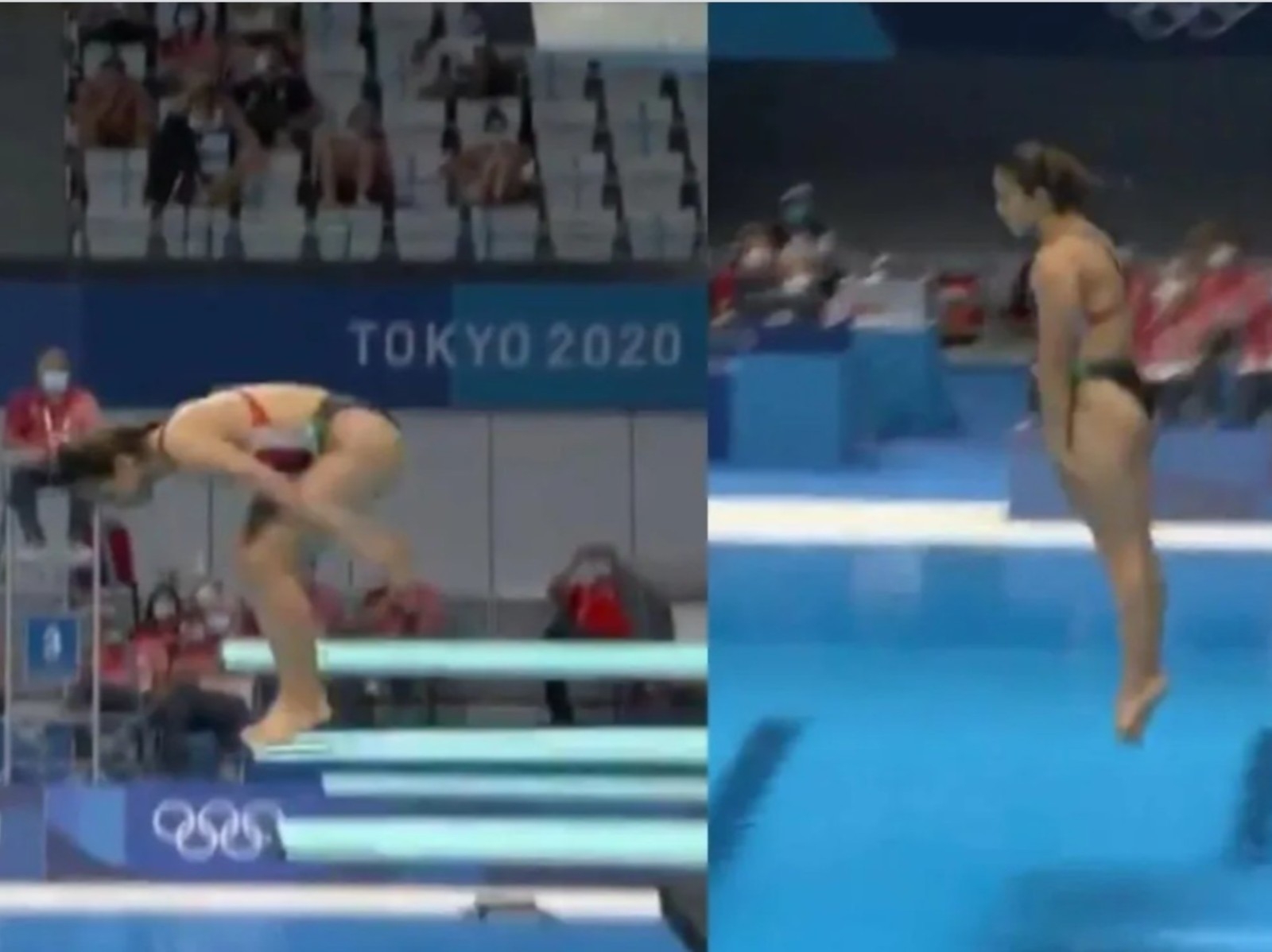 東京奧運／墨西哥女將 Arantxa Chavez 跳水超糗失誤，0 分教練氣到掉頭走人！