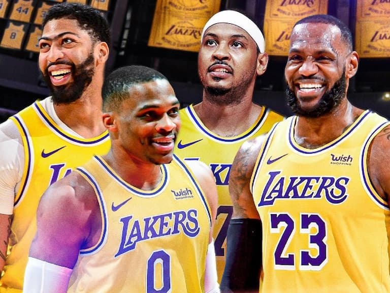 NBA/Carmelo Anthony 加盟湖人成四巨頭,「詹皇」LeBron James 與兄弟聯手夢想成真!