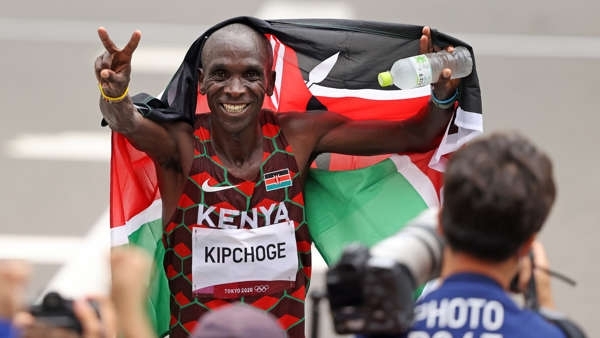 世界紀錄保持者的 Eliud Kipchoge