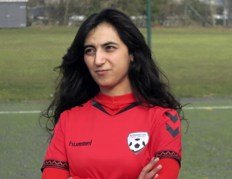 阿富汗女子國家足球隊的前隊長、前足協主席 Khalida Popal