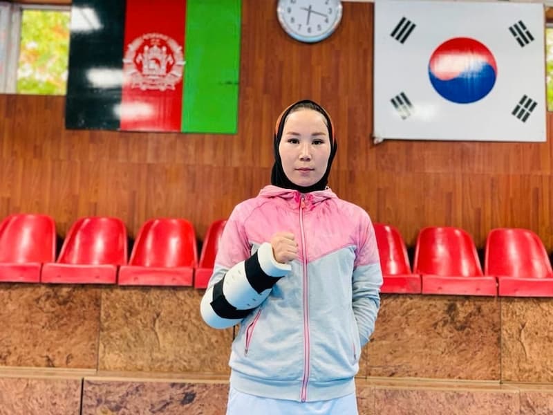 23 歲阿富汗身障女選手 Zakia Khudadadi