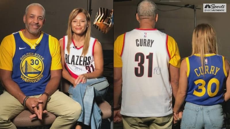Dell Curry 和 Sonya Curry 先前曾穿著兒子們的衣服