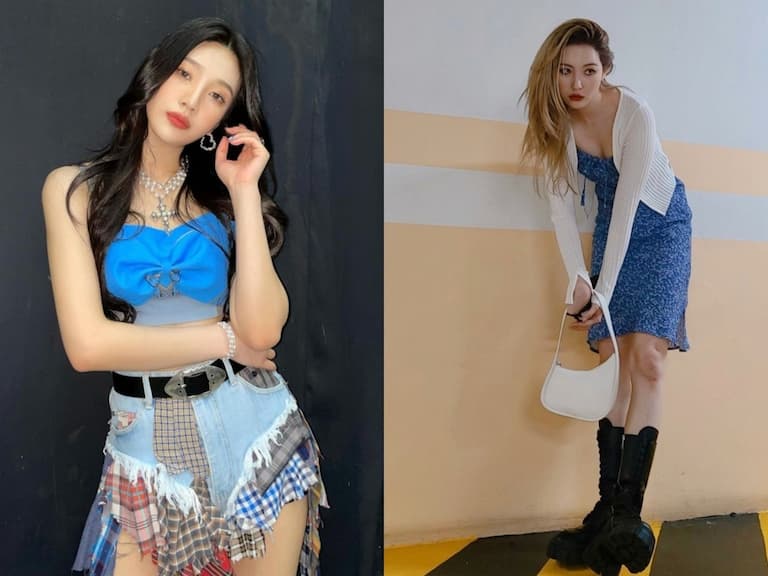 2022 必備「藍色穿搭公式」：Somi 牛仔帽、宣美碎花洋裝...顯白還能秒晉升清爽系辣妹！  