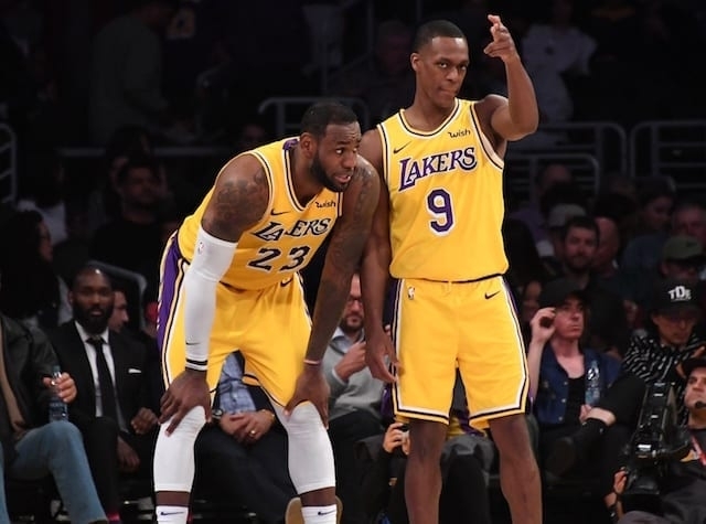 「詹皇」LeBron James 與 Rajon Rondo