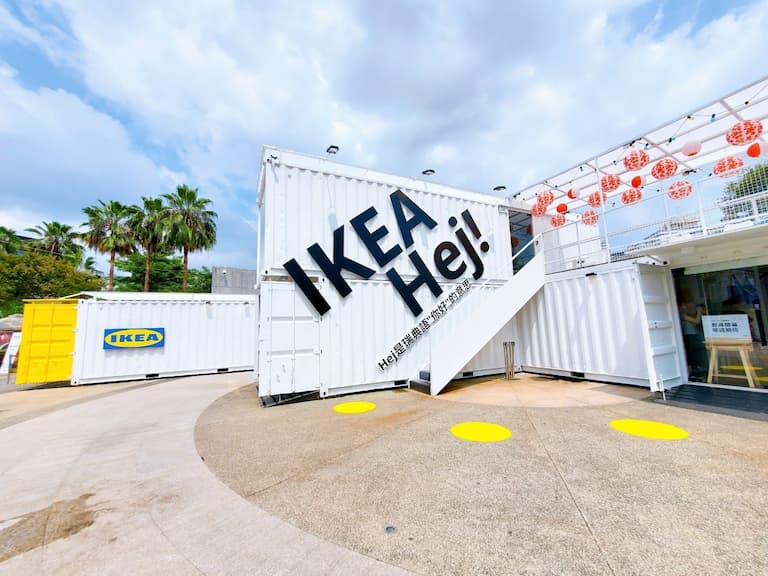 全球首家「IKEA Hej 行動商店」在嘉義,北歐風純白貨櫃屋人氣鯊魚玩偶、推車都買得到!