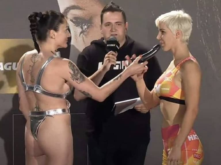 女拳王 Ewa Brodnicka 初戰 MMA 戰敗，拿「假陽具」朝對手 Lil Masti 嘴巴頂卻引話題