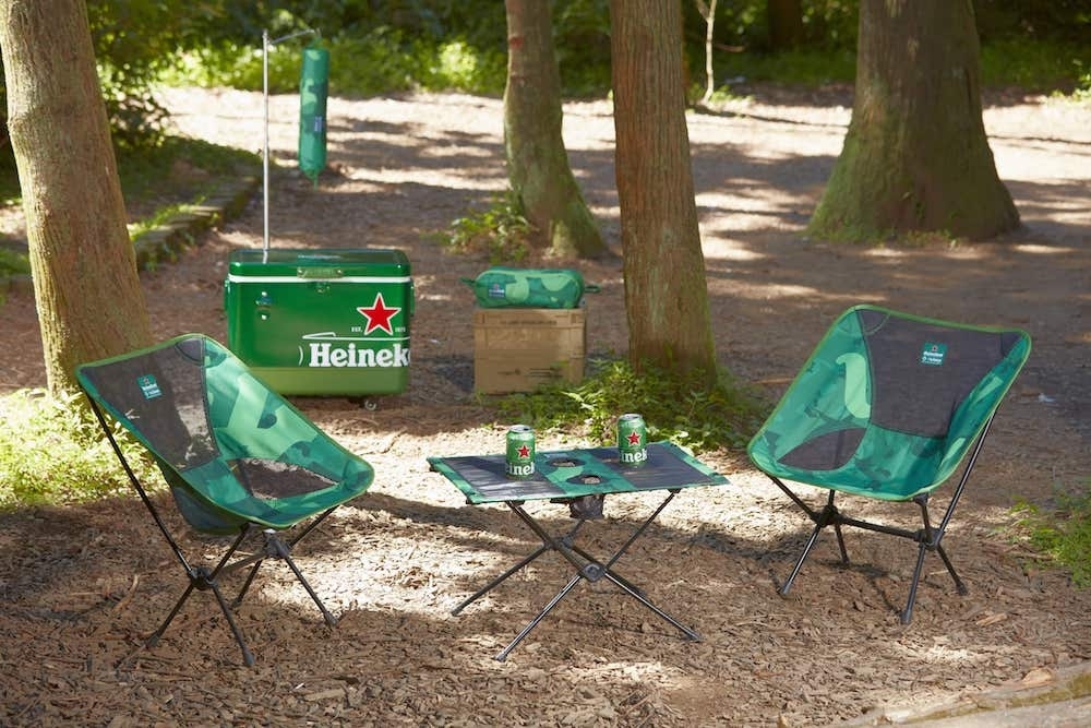 Heineken × Helinox 推出潮流露營用品集點，露營椅、露營桌整組打包帶走！