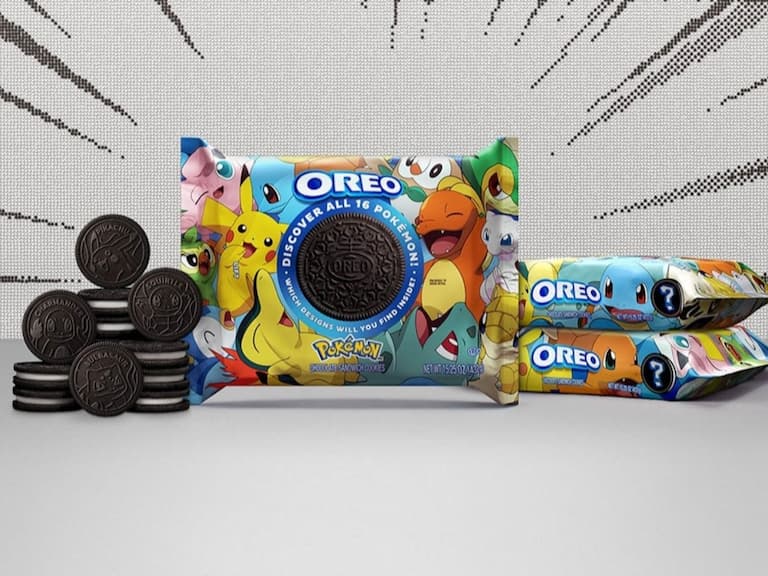 Pokemon × OREO 推出聯名限定版,共有 16 種寶可夢等你來收服!