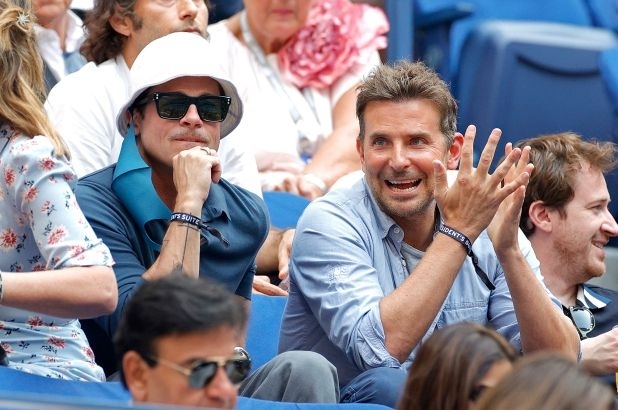 布萊德彼特（Brad Pitt）、布萊德利庫柏（Bradley Cooper）現身美網決賽看球