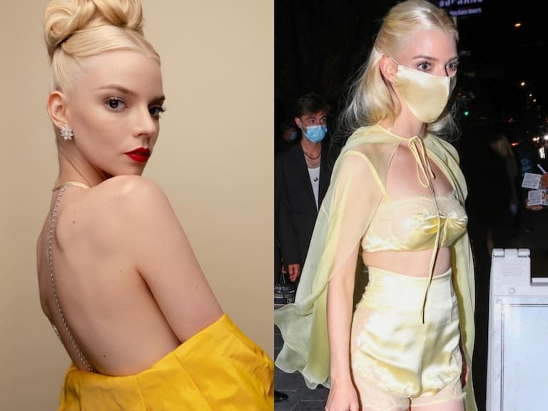 安雅泰勒喬伊放送一系列艾美獎「背殺美照」!就連慶功派對戴口罩也擋不住仙氣!