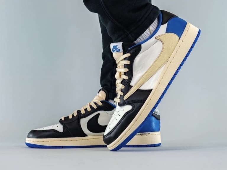 Travis Scott x Fragment Design x Air Jordan 1 因炒賣價過高而遭中國電商平台強迫下架，網友表示：倒鉤就是這個價