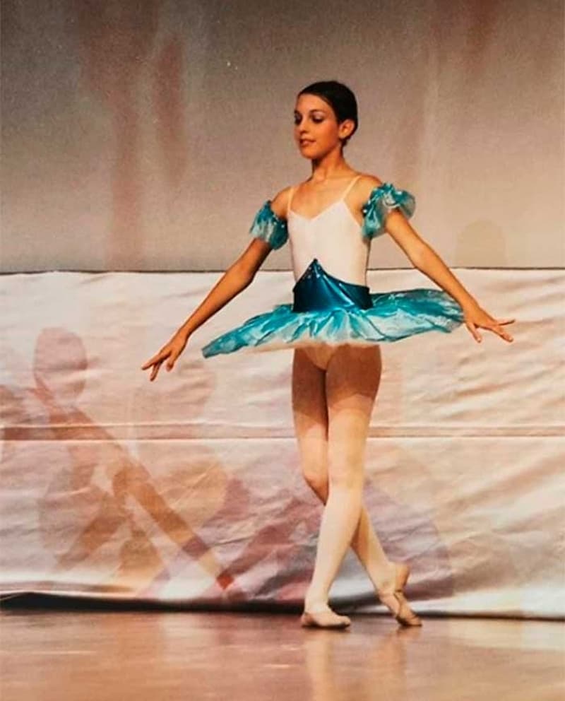 Georgina 小時候學芭蕾舞