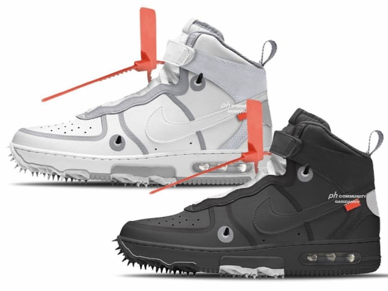 Nike x Off-White Air Force 1 Mid 聯名球鞋搶先曝光，預計將在 2022 年正式登場！