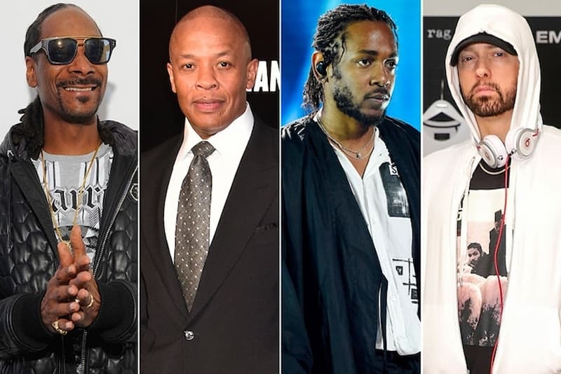 Snoop Dogg、Dre Dre、Kendrick Lamar、阿姆