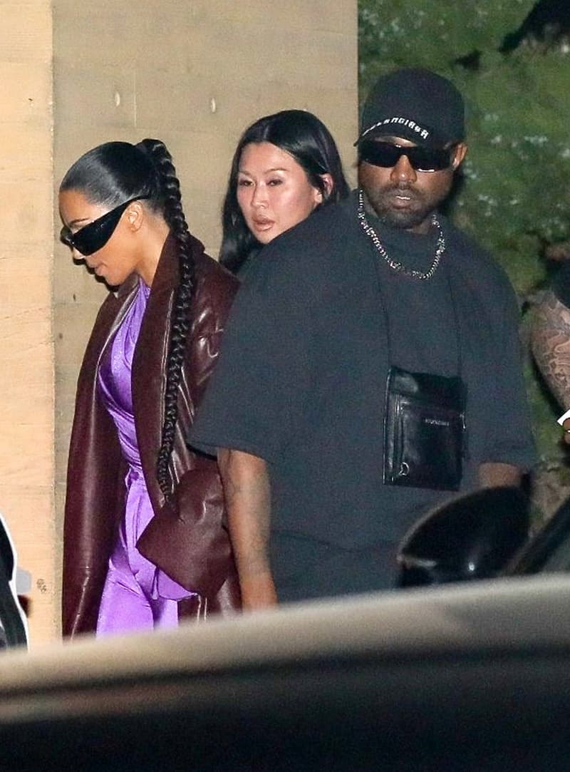 Kanye West 和金卡戴珊（Kim Kardashian）
