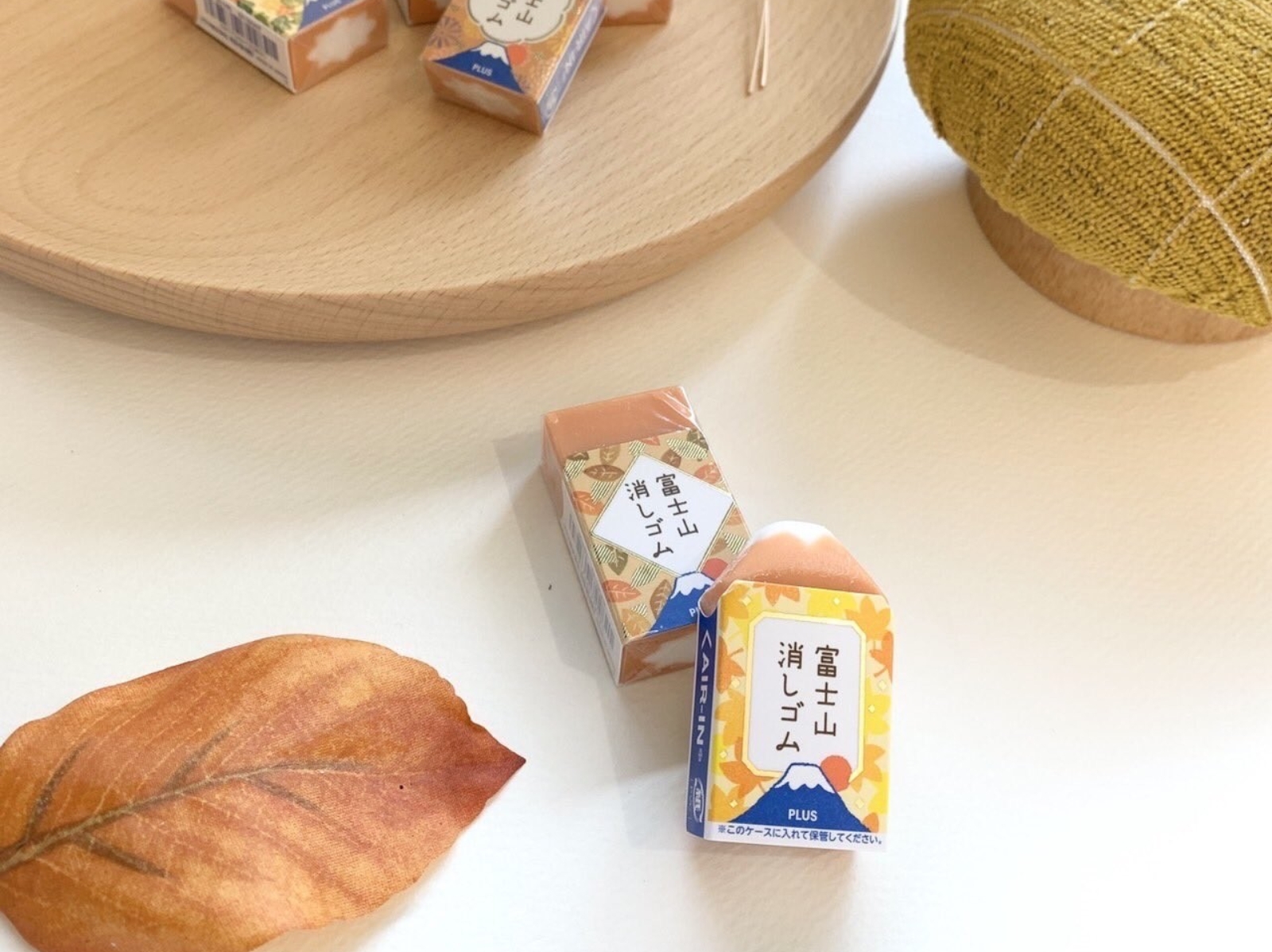 日本人氣「富士山橡皮擦」推出秋季限定版，每擦一次就被治癒！