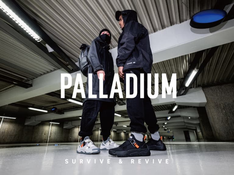 機能潮流＋全界探索 = PALLADIUM : OFF-GRID輪胎潮鞋！快扣快穿黑科技，說走就走一秒出發！