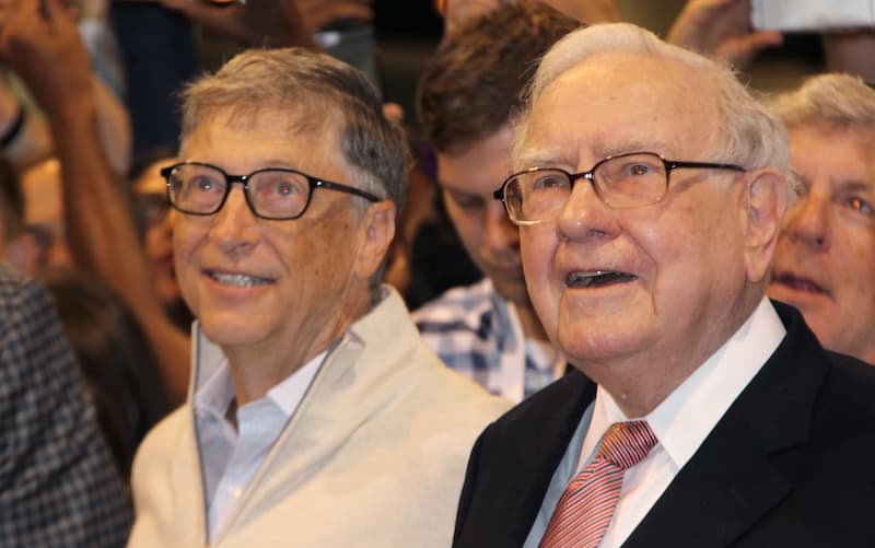 比爾蓋茲（Bill Gates）和巴菲特（Warren Buffett）