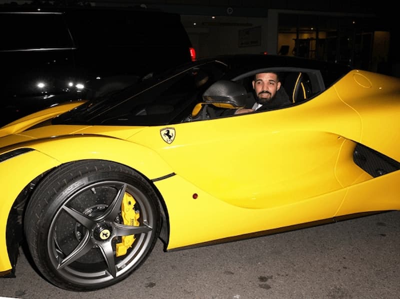「加拿大饒舌天王」Drake 的黃色座駕
