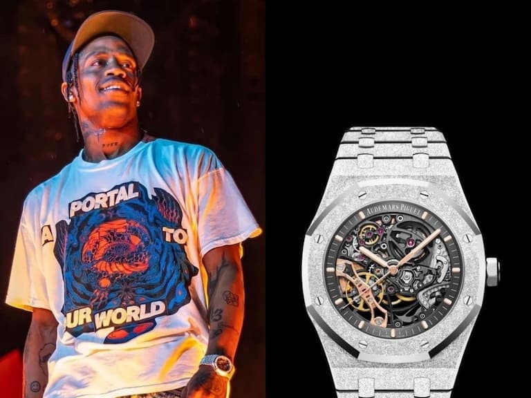 Travis Scott 出席音樂活動配戴 AP 百萬名錶,絕對比他腳上爆款球鞋還吸睛!